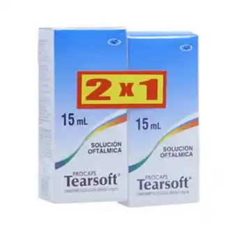 Cruz verde Promo tearsoft solución oftálmica fco x 15ml paque... oferta