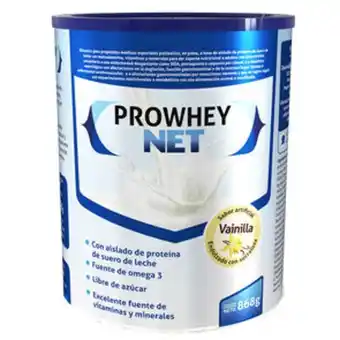 Cruz verde Prowhey net polvo vainilla lata x 868 gr oferta