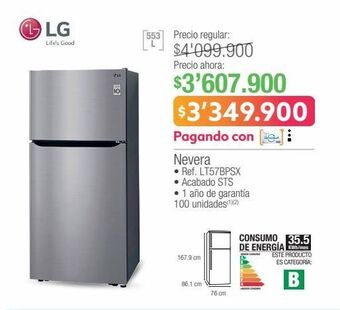 Jumbo Nevera lg oferta