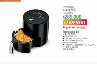 Jumbo Freidora de aire reggio oferta