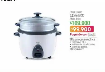 Jumbo Olla arrocera eléctrica nex oferta