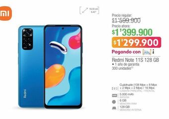 Jumbo Redmi note 11s 128 gb xiaomi oferta