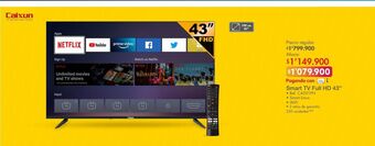 Metro Smart tv full hd 43'' oferta
