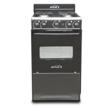 Makro Estufa abba con horno negra oferta