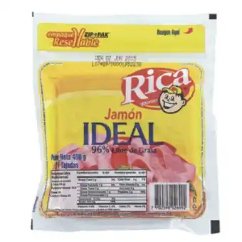 Makro Jamon rica ideal tajado 400gen21u oferta