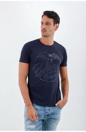 Tennis Camiseta azul para hombre oferta