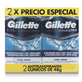 Makro Desodorante gel gillete clinical cool wave 45gx2u oferta