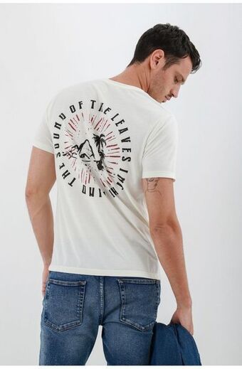 Camiseta color crudo para hombre
