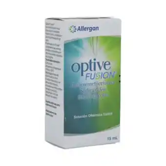 Cruz verde Optive fusion (0.5+0.9)% solución oftalmica frasco... oferta