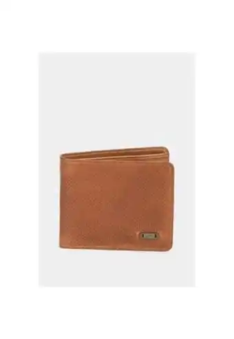 Dafiti Billetera noir de cuero para hombre grabado oferta