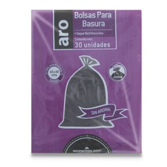 Makro Bolsa basura aro super fuerte 65x80 s/a x 30u oferta