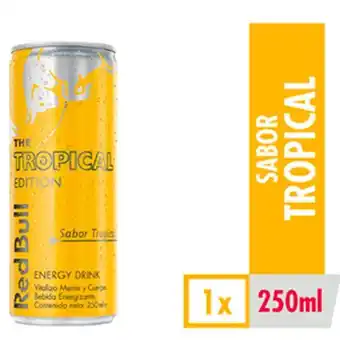 La Rebaja Bebida energizante red bull tropical oferta