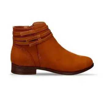 Botines camel bata esmeralda jime mujer