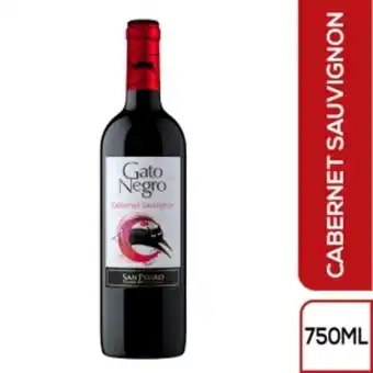Makro Vino gato negro cabernet sauvignon 750mlx3u oferta