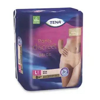 Makro Ropa interior pañal tena pants discreet beige talla l 8 unidades oferta