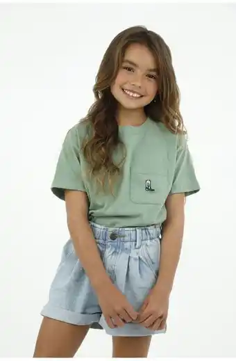 Tennis Camiseta para niña verde oferta