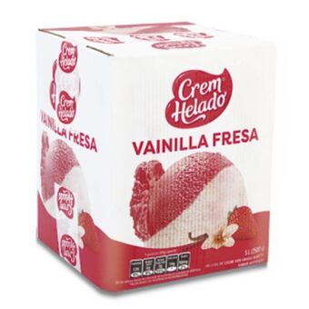 Makro Helado crem helado vainilla-fresa 5l oferta
