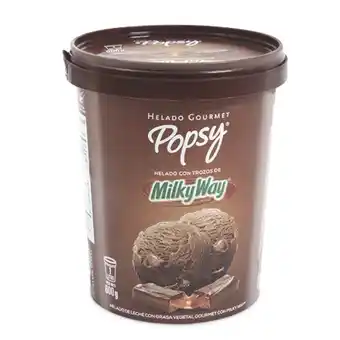 Makro Helado popsy gourmet milky way 1l oferta