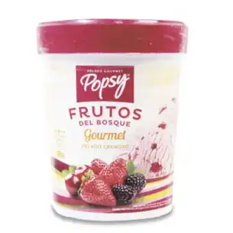 Makro Helado popsy gourmet frutos del bosque 1l oferta