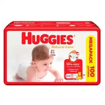 Alkosto Pañal huggies natural care g x 100 unidades oferta