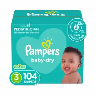 Alkosto Pañal pampers baby dry etapa 3 x 104 unidades oferta
