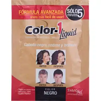 La Rebaja Tintura liquida 5 minutos color-1 negro oferta