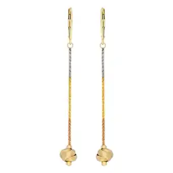 Kevin's Joyeros Aretes en oro amarillo de 18 kilates, tiras, 7 mm. de ancho oferta