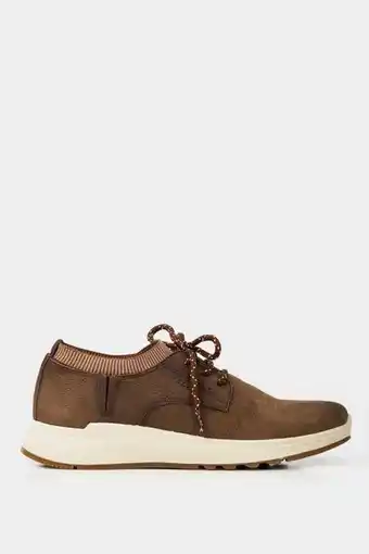 Vélez Zapatos cordón cumbal de cuero para hombre inspiracion deportiva cafe oferta