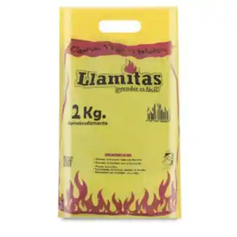 Makro Carbon vegetal llamitas economico 2kg oferta