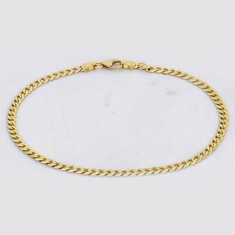 Kevin's Joyeros Pulsera en oro amarillo de 18 kilates, 21 cm. de largo, 3 mm. de ancho oferta