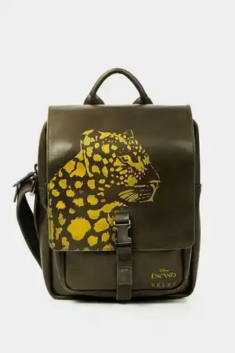 Vélez Manos libres encanto de cuero para hombre grabado láser verde oferta