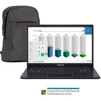 Linio Laptop asus e410ma 14 intel celeron n4020 4gb 128gb ssd window + office oferta