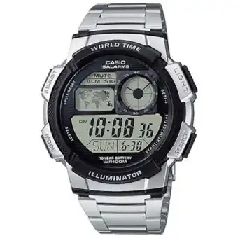 Linio Reloj casio ae-1000wd-1av acero inoxidable resistente agua 100 m oferta