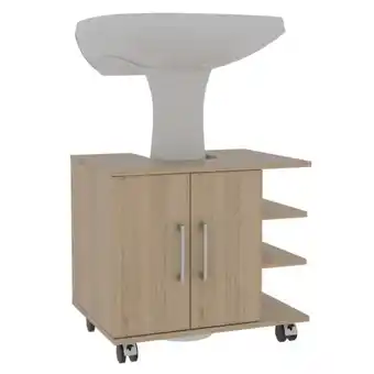 Olímpica Mueble lavamanos aqua, beige, con rodachines para su fácil desplazamiento oferta