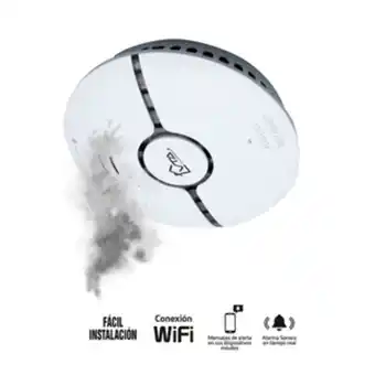 Alkosto Alarma detector vta humo wifi oferta