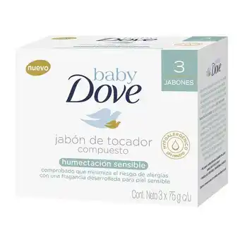 Droguerías Colsubsidio Jabón de tocador dove baby humectación sensible oferta