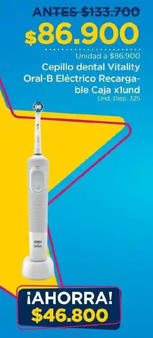 FarmaTodo Cepillo Dental Vitality Oral-B Electrico Recargable Caja x 1und oferta