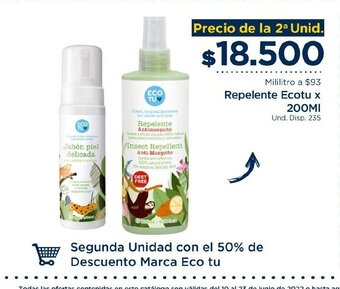 Repelente Ecotu x 200 ml