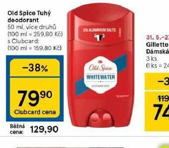 Tesco Old spice tuhý deodorant nabídka