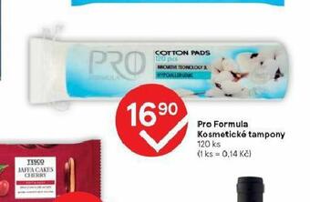 Tesco Pro formula kosmetické tampony nabídka