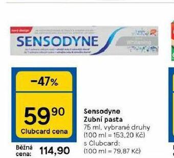 Sensodyne zubní pasta
