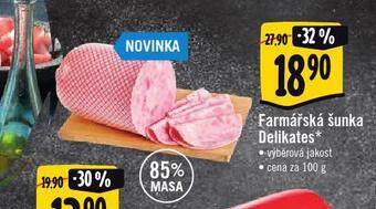 Jip Farmářská šunka nabídka