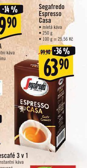 Jip Káva segafredo nabídka
