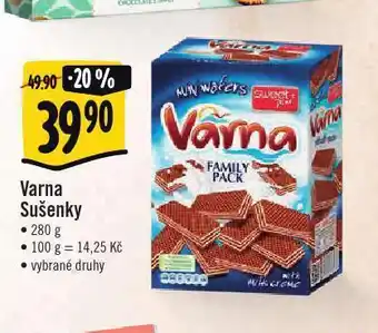 Jip Varna sušenky nabídka