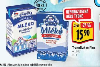 Jip Trvanlivé mléko nabídka