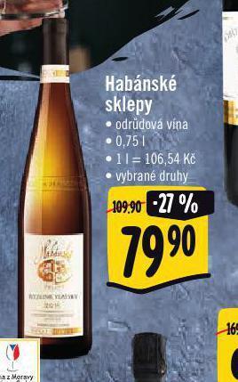 Jip Habánské sklepy nabídka