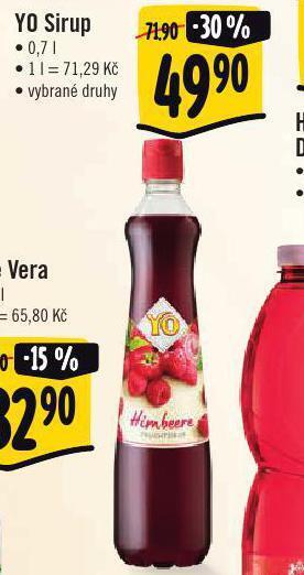 Jip Yo sirup nabídka