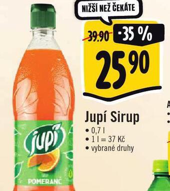 Jip Jupí sirup nabídka