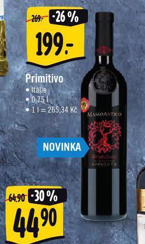Jip Primitivo nabídka