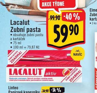 Jip Lacalut zubní pasta nabídka